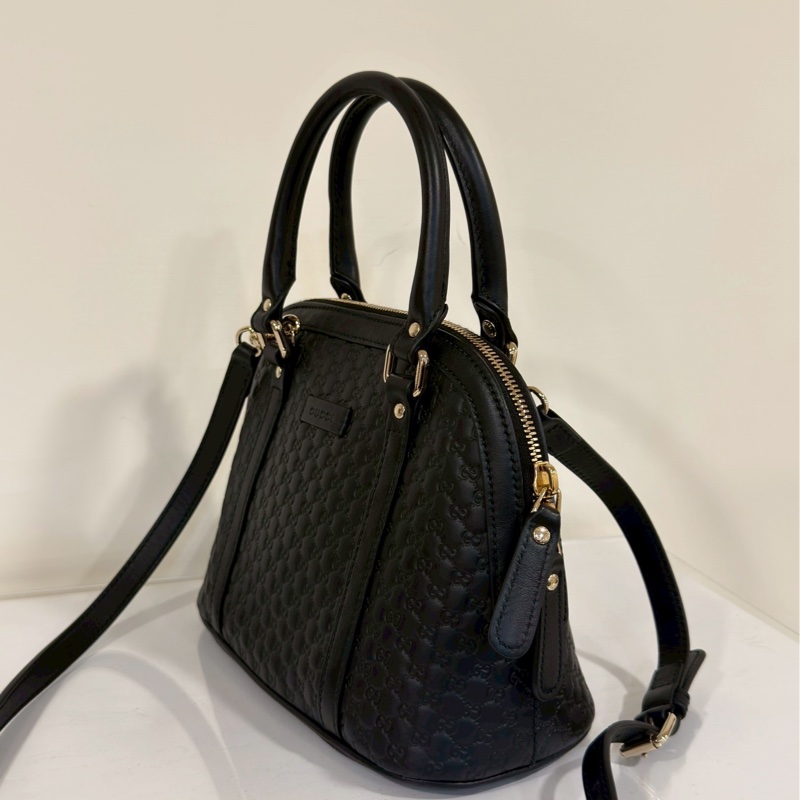 優雅文藝感🥸99新🆕Gucci古馳小號老花壓紋貝殼包手提包單肩斜挎包🐚-11