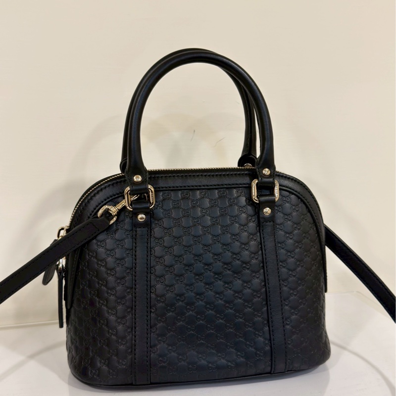 優雅文藝感🥸99新🆕Gucci古馳小號老花壓紋貝殼包手提包單肩斜挎包🐚-12