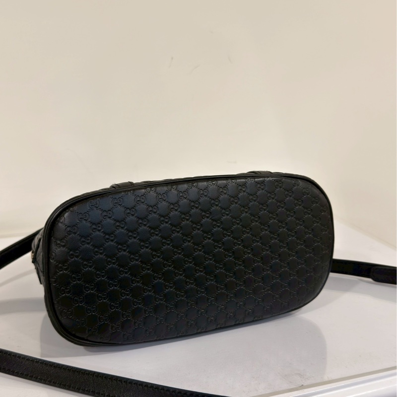 優雅文藝感🥸99新🆕Gucci古馳小號老花壓紋貝殼包手提包單肩斜挎包🐚-14