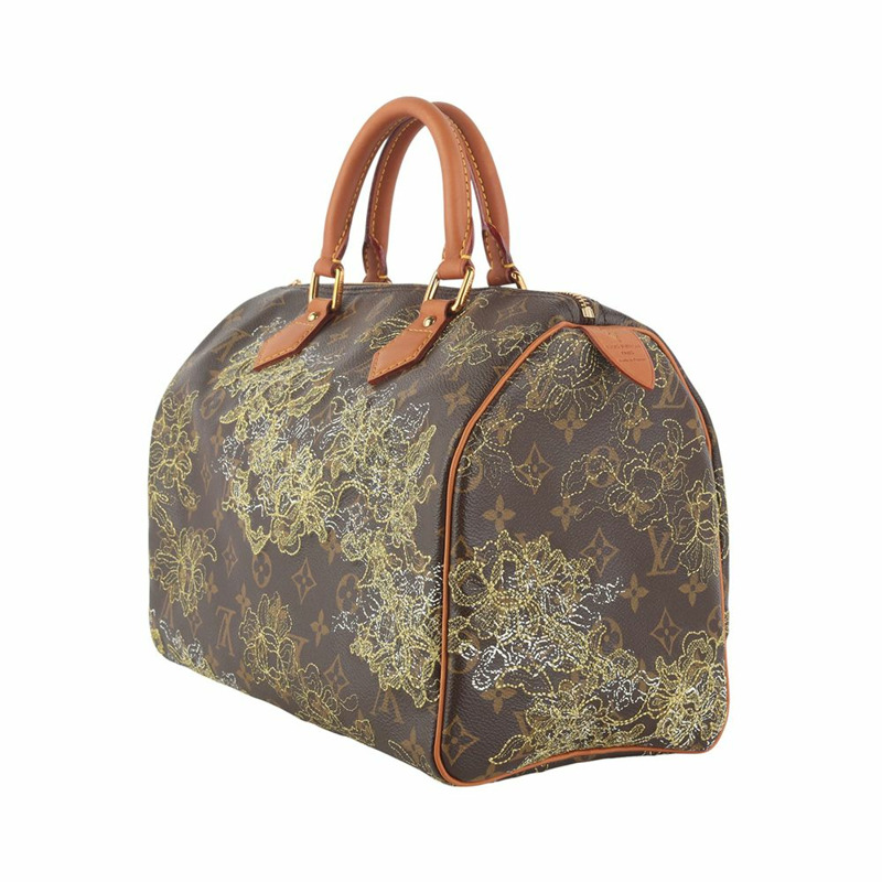 【包稅】LOUIS VUITTON M95397 限量版 Monogram Dentelle Speedy 30 手提包 35977K-1-1