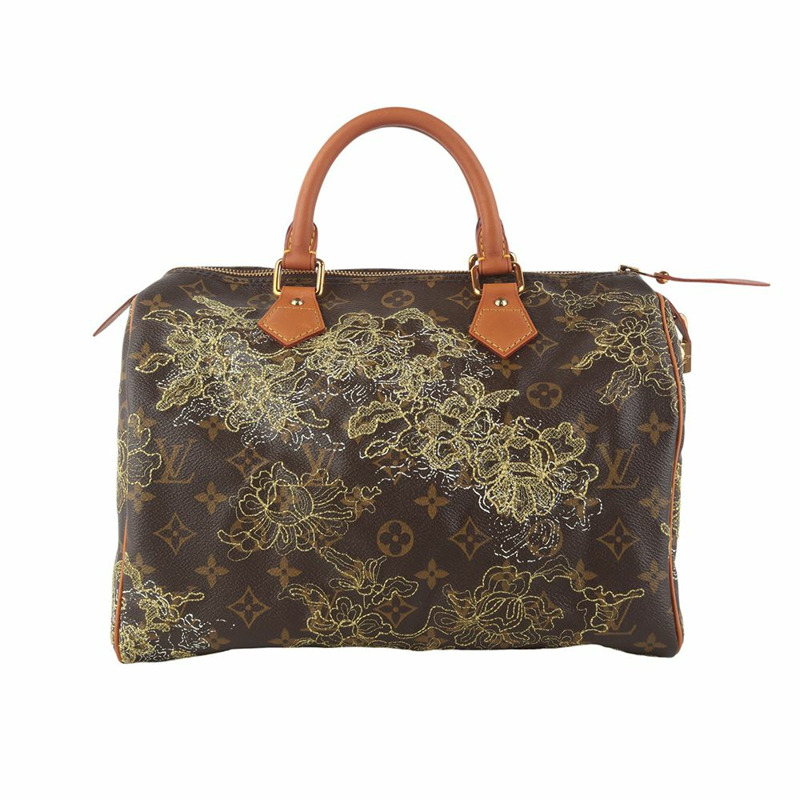 【包稅】LOUIS VUITTON M95397 限量版 Monogram Dentelle Speedy 30 手提包 35977K-1-2