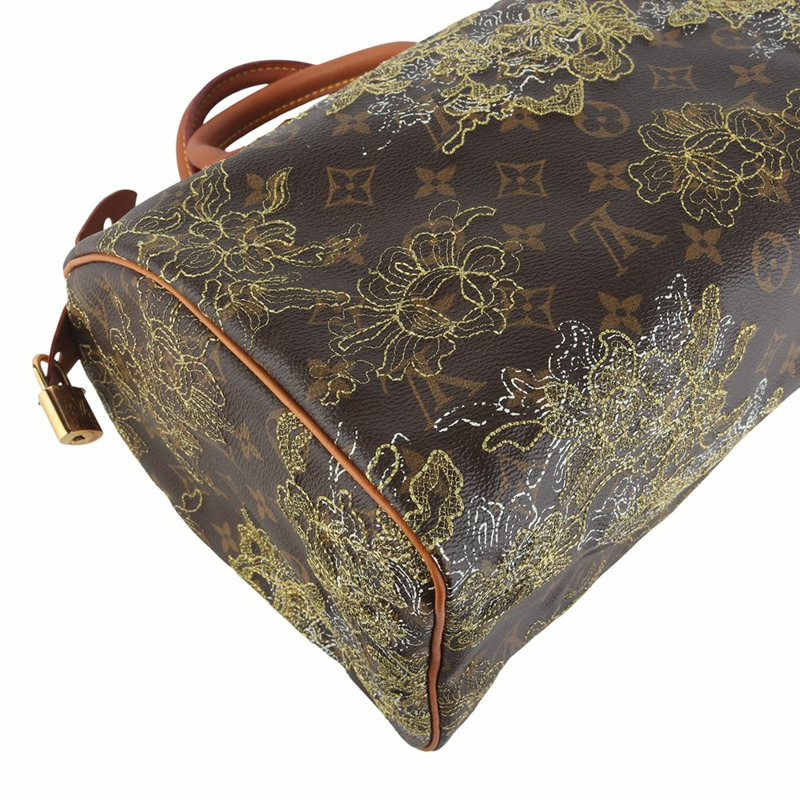 【包稅】LOUIS VUITTON M95397 限量版 Monogram Dentelle Speedy 30 手提包 35977K-1-4