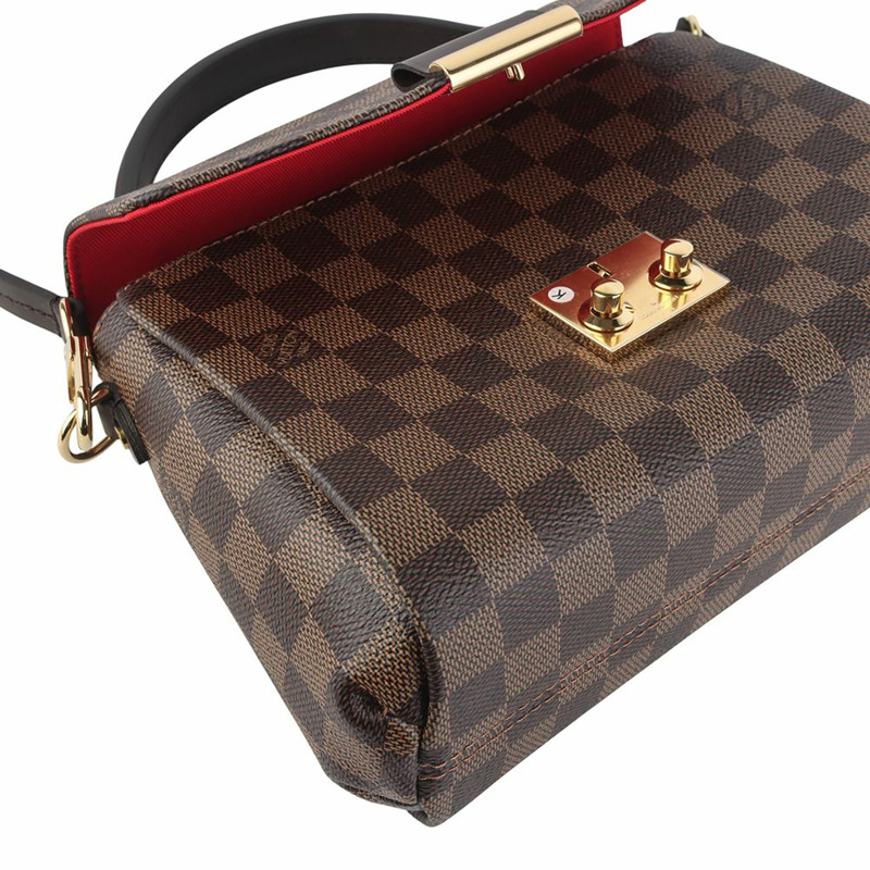 【包稅】LOUIS VUITTON N53000 Damier Croisette 斜背包 35988K-4