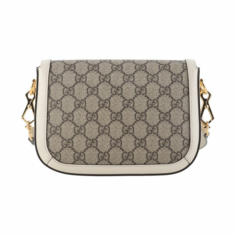 【包稅】GUCCI GG Supreme 馬銜扣 1955 迷你斜背包 658574-2