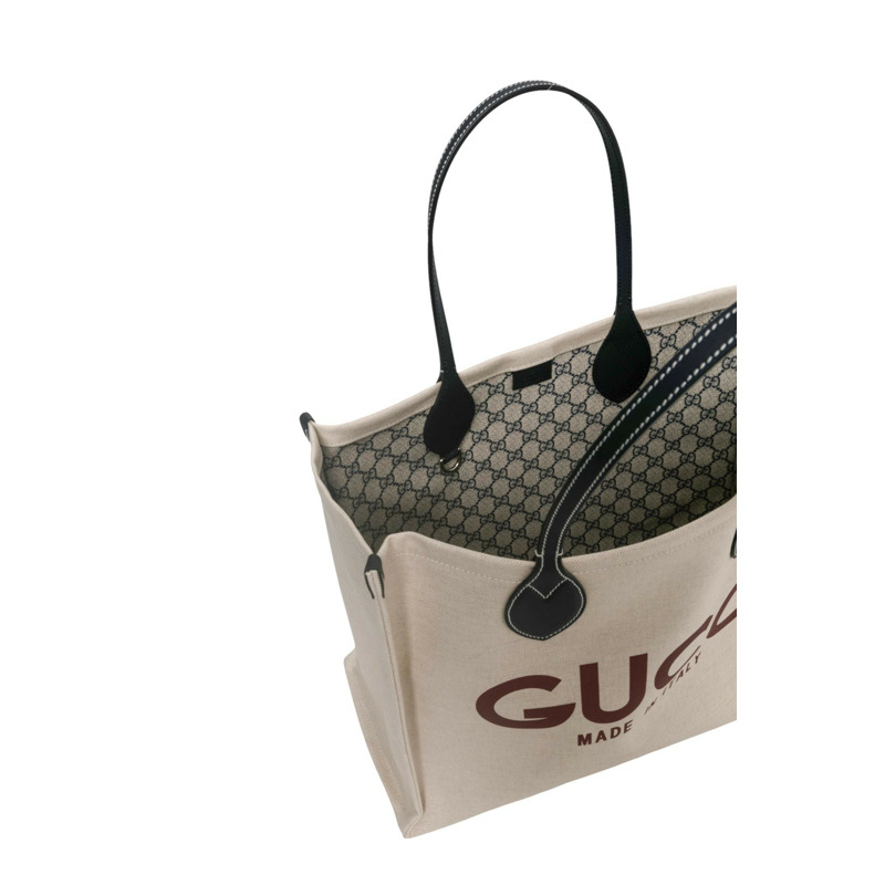 With Gucci Print 托特包-2