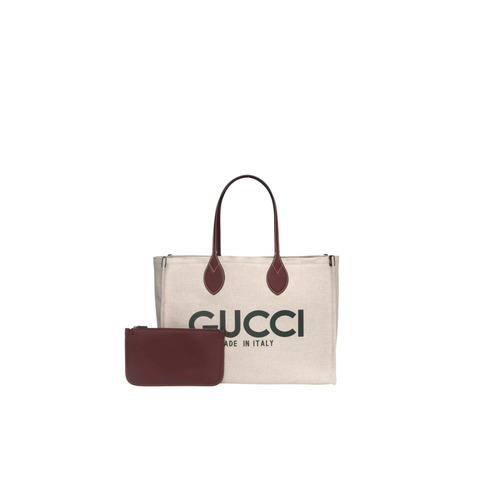 With Gucci Print 托特包