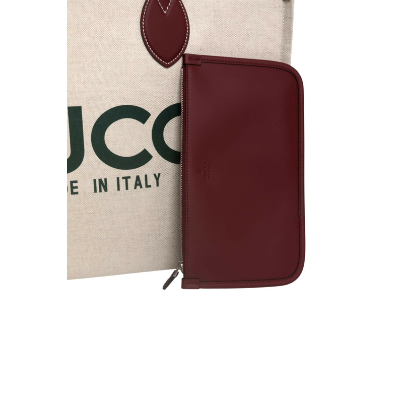 With Gucci Print 托特包-1