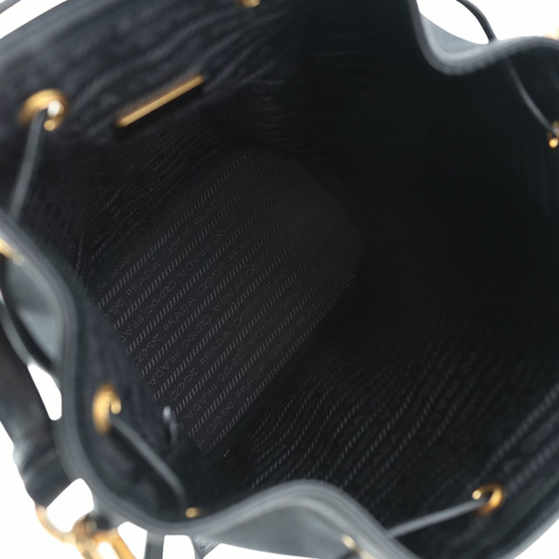 【包稅】PRADA 1BH097 Logo提花織帶水桶包 大 36045Y-6