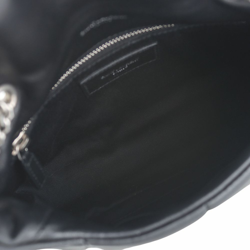 【包稅】SAINT LAURENT 柔軟羊皮羽絨玩具斜背包 36102Y-6