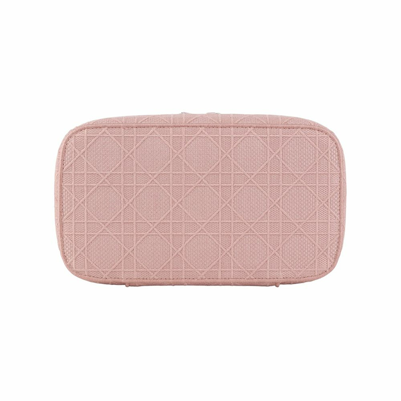 【包稅】DIOR S5480VREY Cannage刺繡旅行化妝手提包 36121Y-5