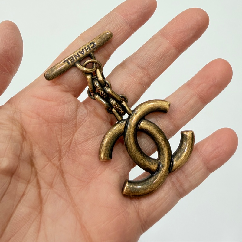 CHANEL 香奈兒 藍色 毛呢 編織 鍊條包 肩背包 側背包-17