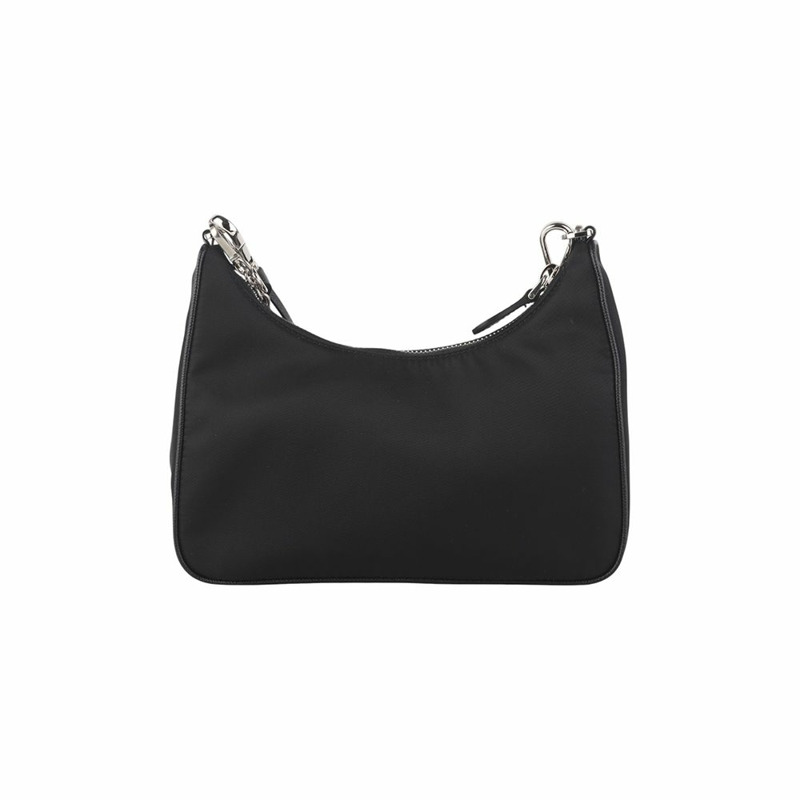 【包稅】PRADA 1BH204 復刻版 Saffiano 皮革飾邊 Re-nylon 斜背包 36127-1-2