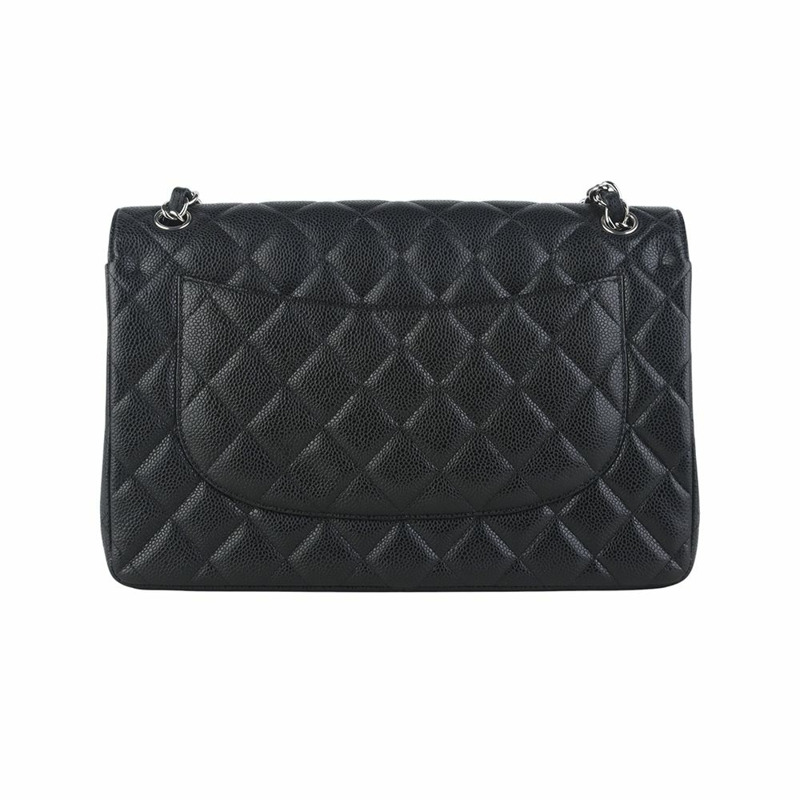 【包稅】CHANEL A58600 經典魚子醬 2.55 銀色 大號 36132-2