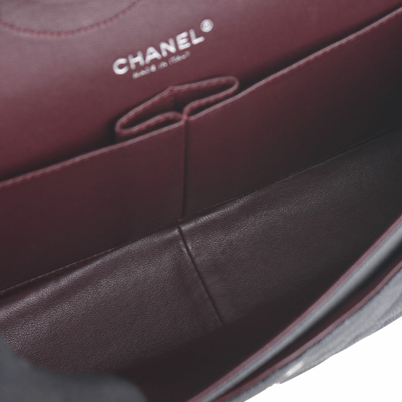 【包稅】CHANEL A58600 經典魚子醬 2.55 銀色 大號 36132-6