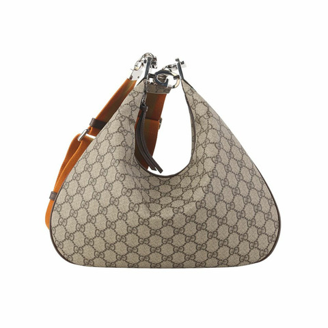【包稅】GUCCI 702823 GG Supreme Attash 雙肩帶單肩包 中型 36146-2