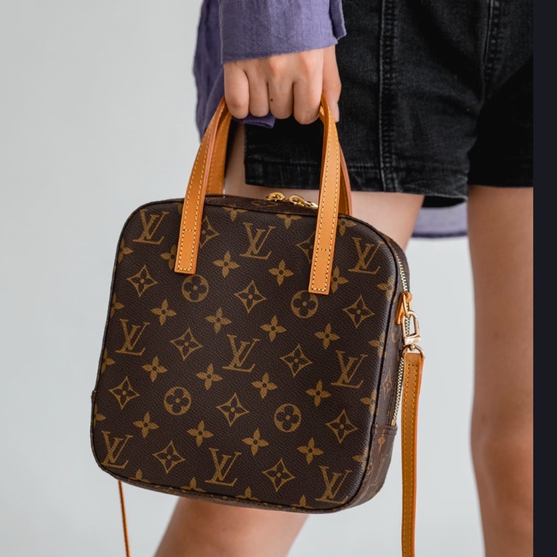 LV 老花飯盒包 斜挎包-4