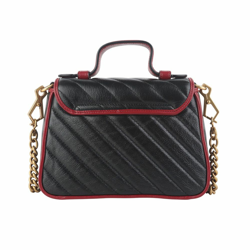 【包稅】GUCCI GG Marmont 迷你手提斜背包 583571-2-2