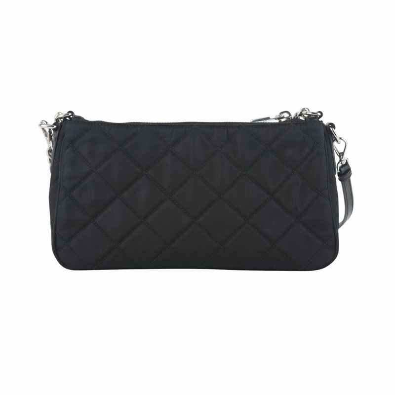 【包稅】PRADA Pocono尼龍絎縫鏈條迷你斜背包 36148Y-2