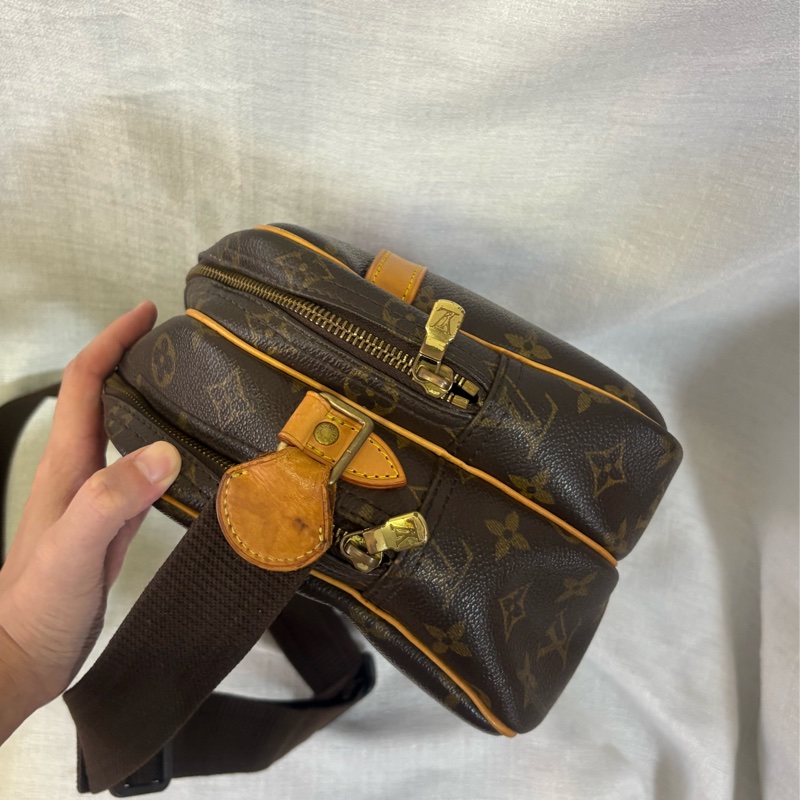 LV 老花郵差包 斜挎包-13