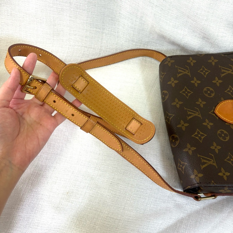 LV老花馬鞍包 大號 極品成色-11