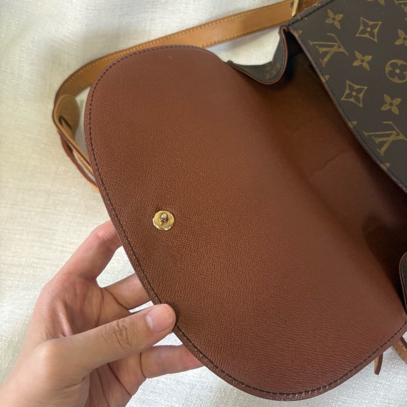 LV老花馬鞍包 大號 極品成色-16