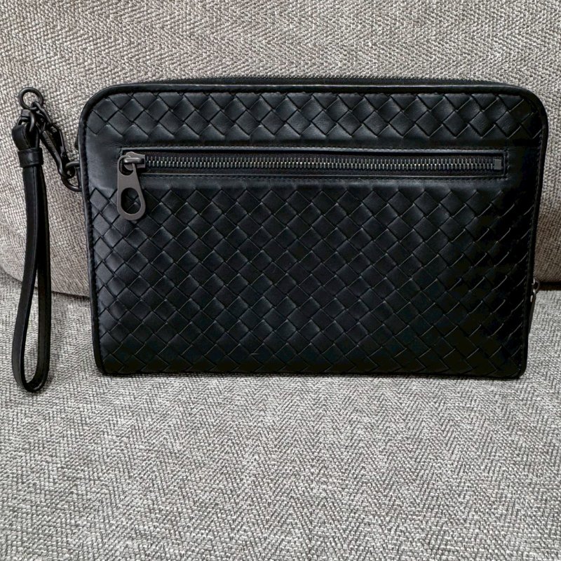 Bottega Veneta 牛皮編織手拿包-1