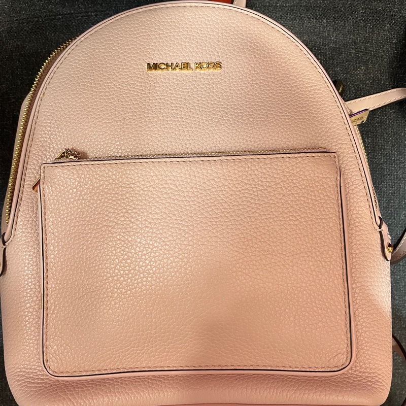 Michael Kors 粉色後背包-0