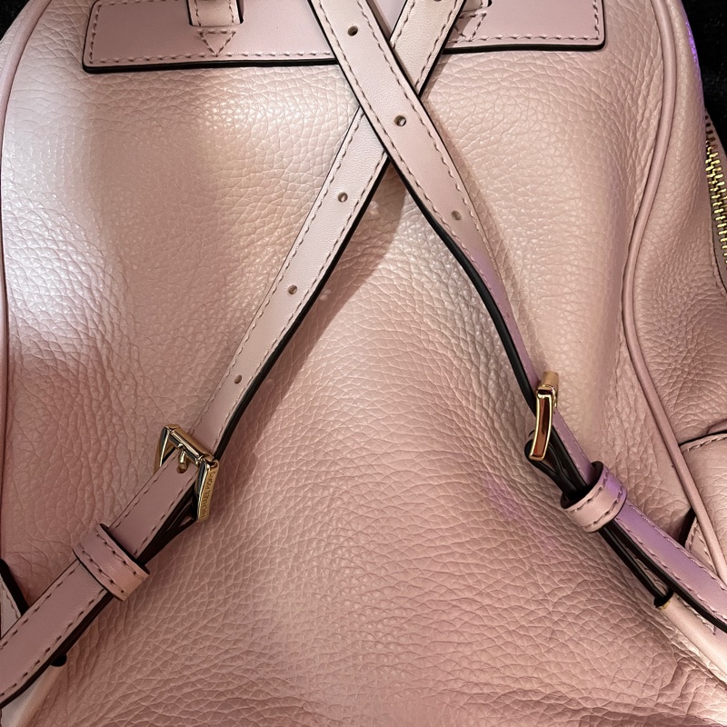 Michael Kors 粉色後背包-4