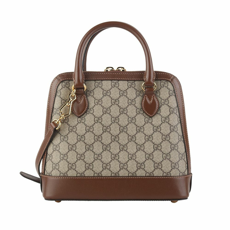 【包稅】GUCCI 621220 GG Supreme 1955 馬銜扣手提小號斜挎包 36154-2
