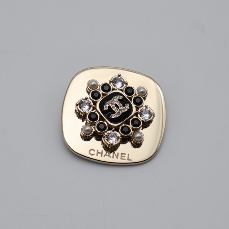 CHANEL 23K菱形典藏胸針-5