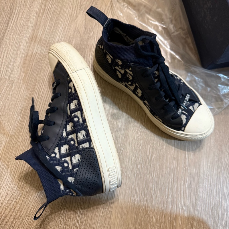 瑞奇二手精品 Dior oblique 襪套 高筒 37 美品-3