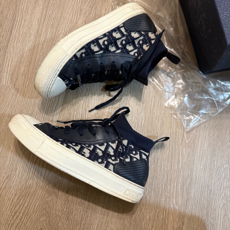 瑞奇二手精品 Dior oblique 襪套 高筒 37 美品-6