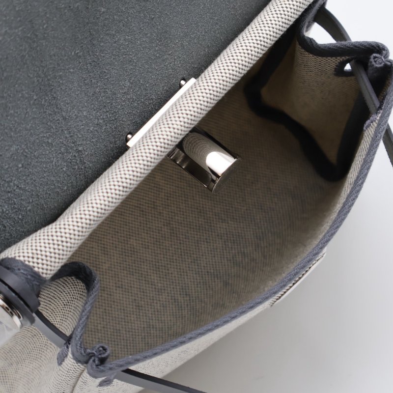 HERMES Herbag zip 20 - 石板灰銀 W-2