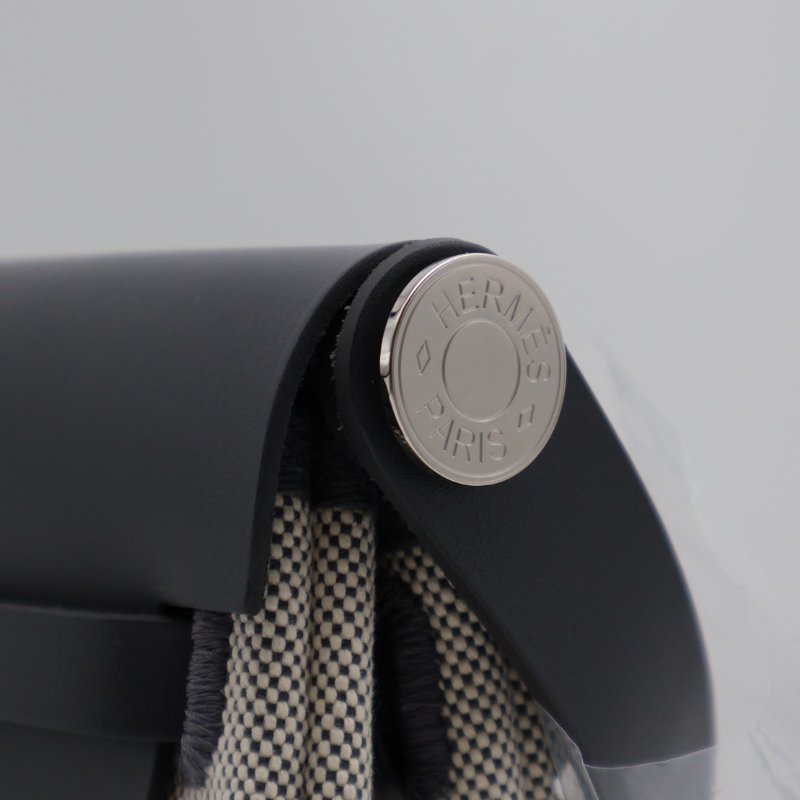 HERMES Herbag zip 20 - 石板灰銀 W-4