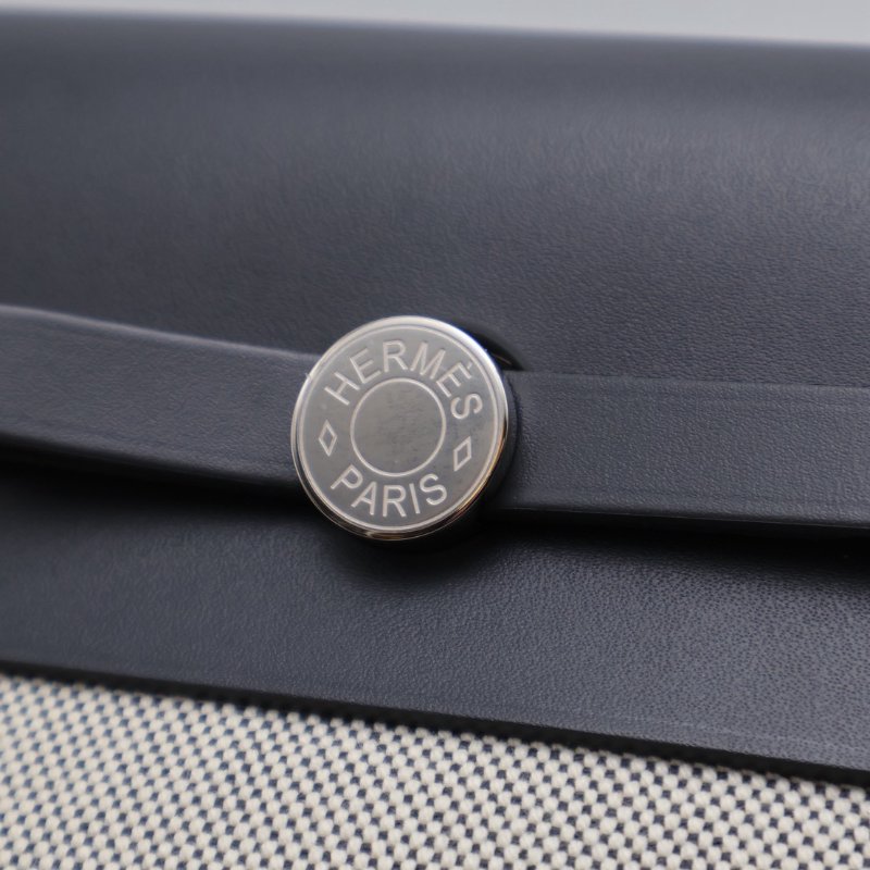 HERMES Herbag zip 20 - 石板灰銀 W-5