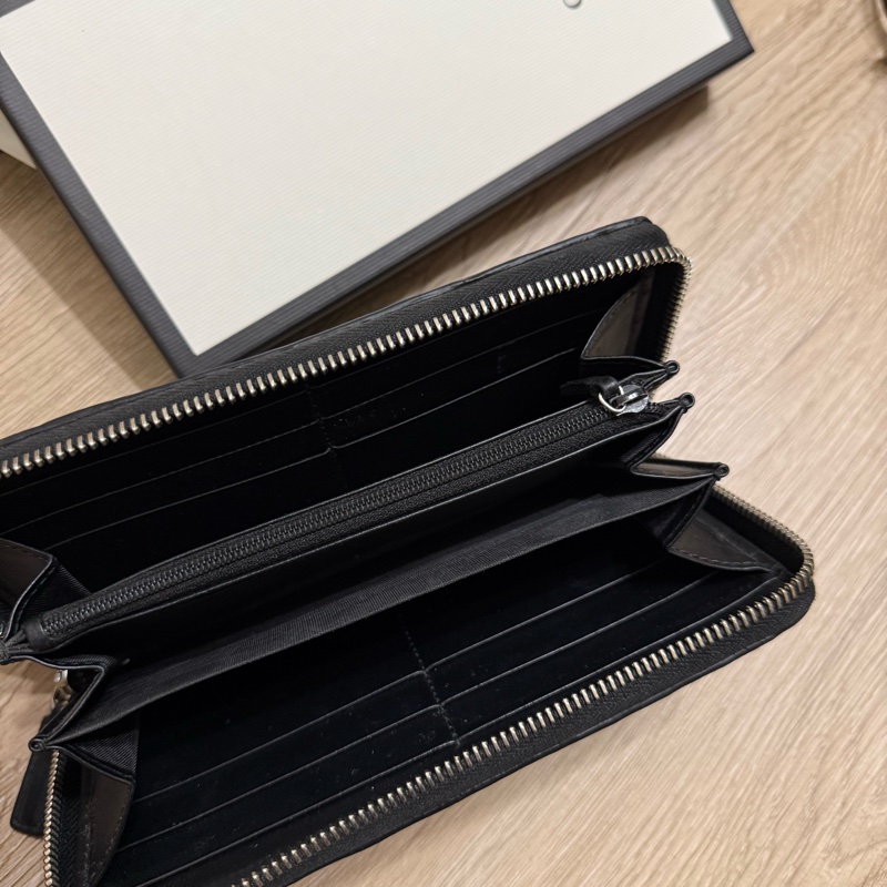 瑞奇二手精品 Gucci pvc 滿版 長夾 美品-2
