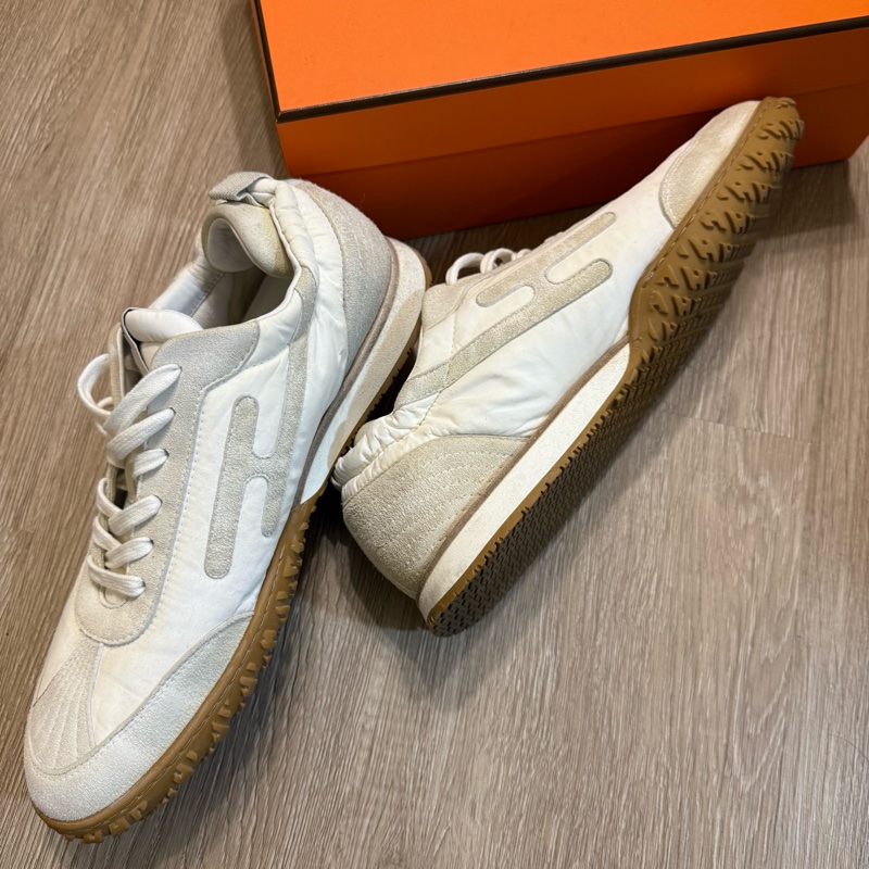 瑞奇二手精品 Hermes 休閒鞋 德訓鞋 41 美品-5