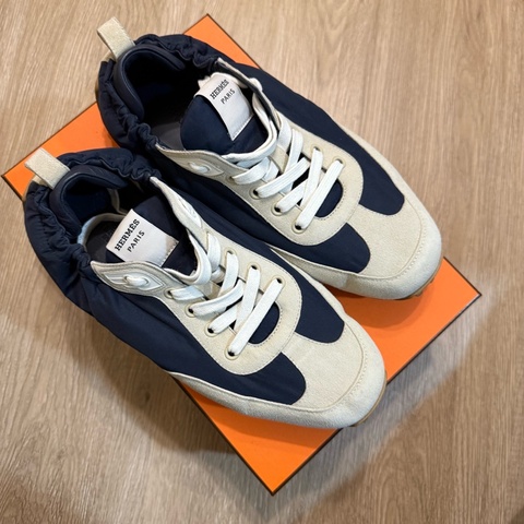 瑞奇二手精品 Hermes 休閒鞋 德訓鞋 40.5 美品