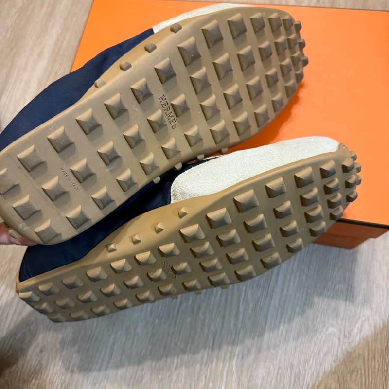 瑞奇二手精品 Hermes 休閒鞋 德訓鞋 40.5 美品-3
