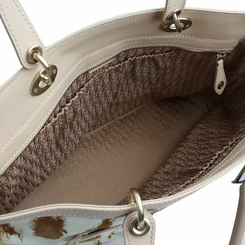 【包稅】DIOR 棕色帆布包-4