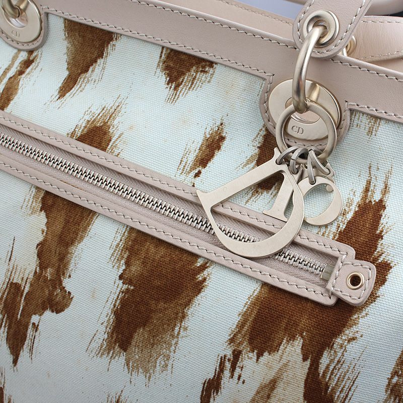 【包稅】DIOR 棕色帆布包-5