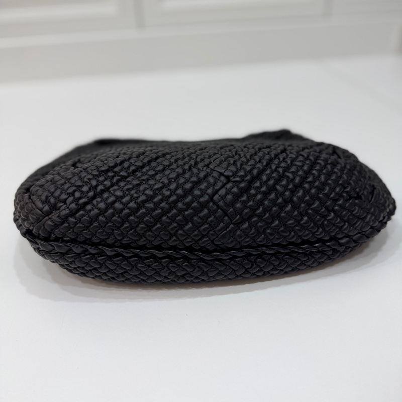 BOTTEGA VENETA BV  黑色 編織 HOBO 流浪 和尚 肩背包 手提包-10