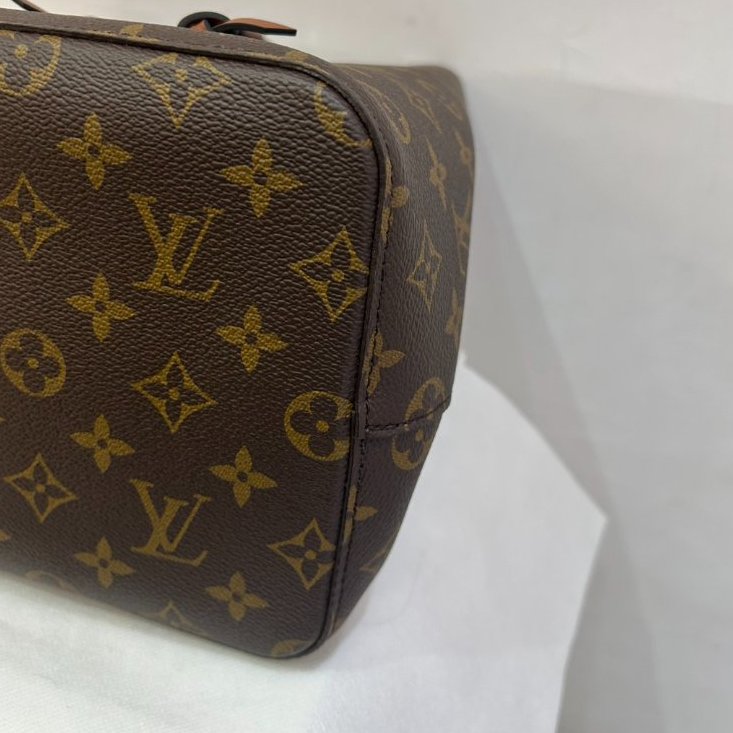 LV-Louis Vuitton咖背帶NEONOE MM水桶包-5