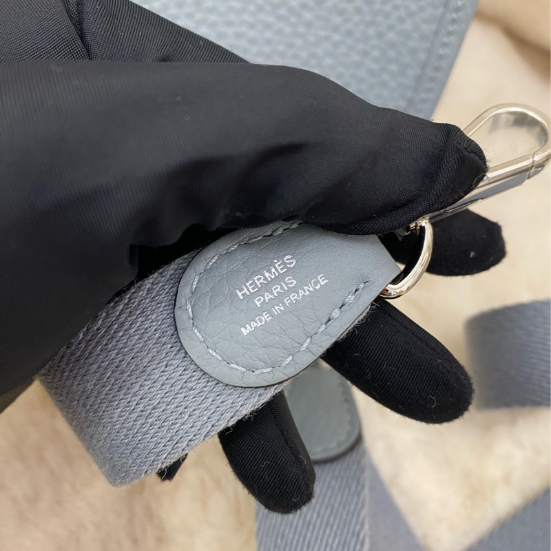 mini Evelyne 木偶灰 銀扣-3