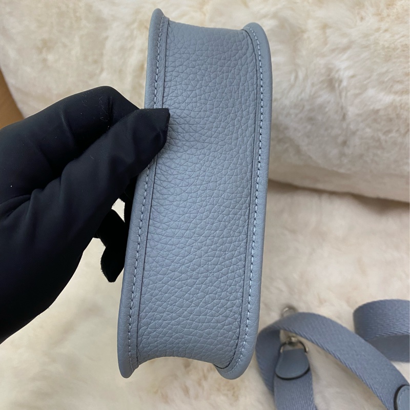 mini Evelyne 木偶灰 銀扣-6