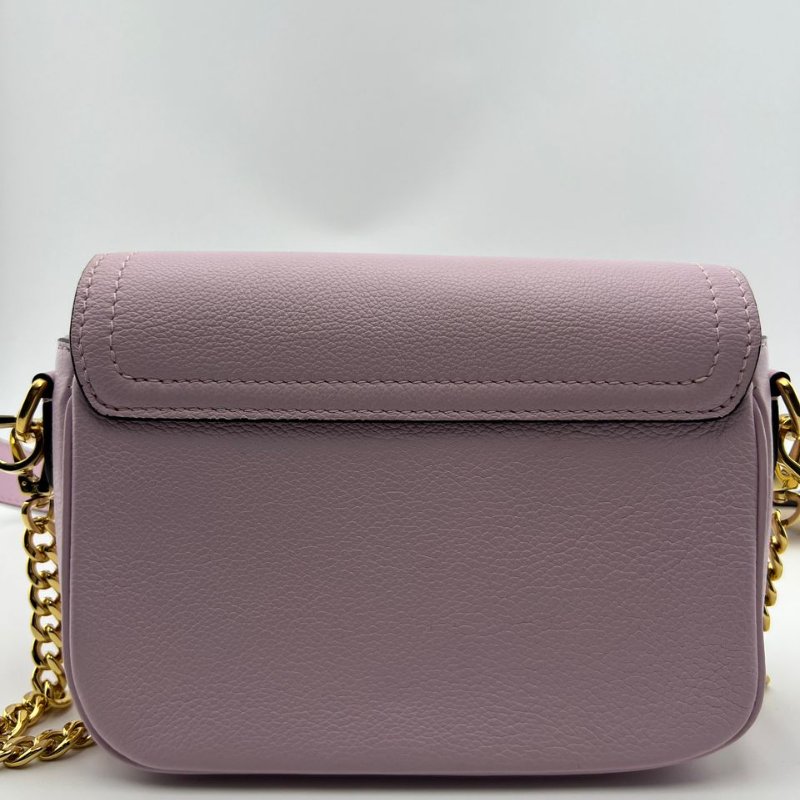 路易威登 Lockme Tender 粉紫色粒面牛皮斜背包-4