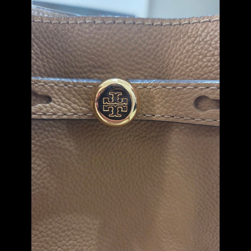 Tory burch romy 水桶包 專櫃款 提拉米蘇色-5