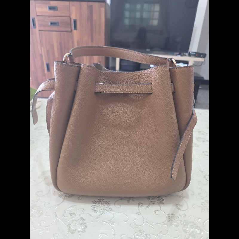 Tory burch romy 水桶包 專櫃款 提拉米蘇色-8