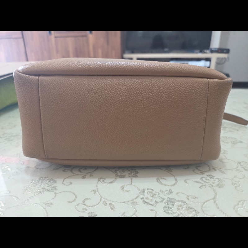 Tory burch romy 水桶包 專櫃款 提拉米蘇色-9