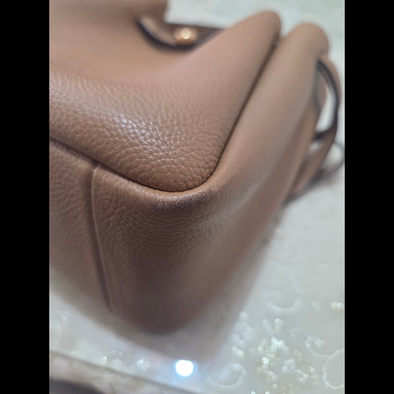 Tory burch romy 水桶包 專櫃款 提拉米蘇色-12